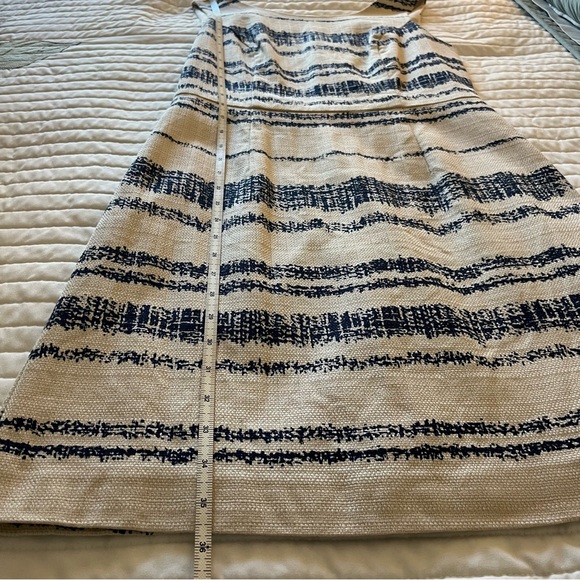 Banana Republic Navy/Cream Sleeveless Dress Size 6 - Picture 6 of 6